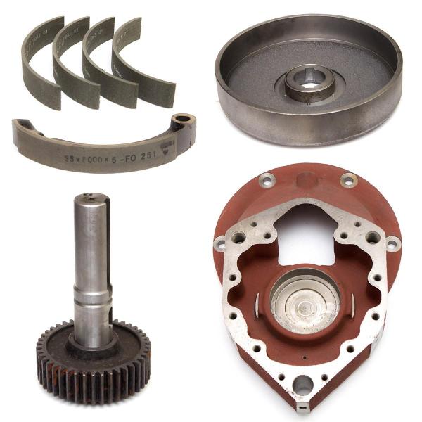 TZ4K & MT8 front final drive, brakes