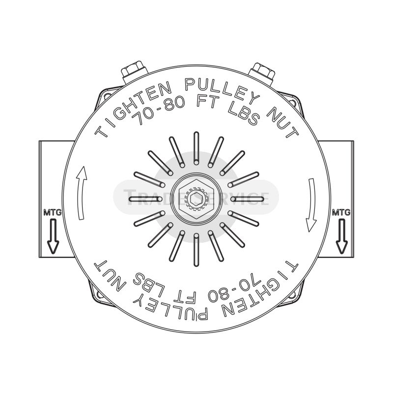 BLP4101H Prestolite alternator