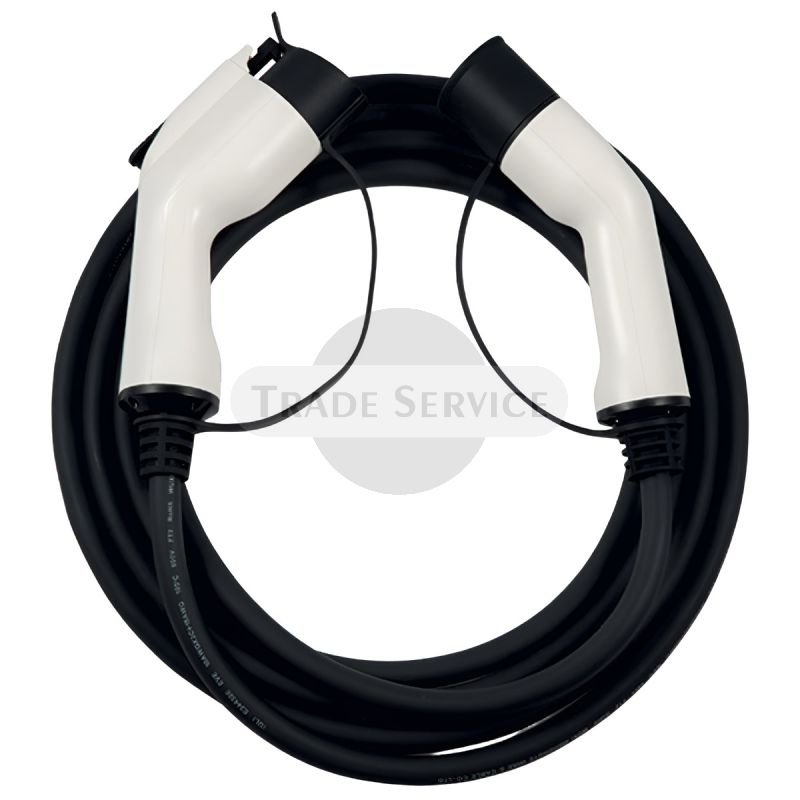 Type 1 Female to Type 2 Male charging cable