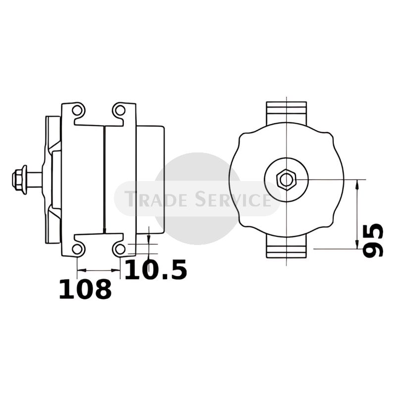11.204.898 AAT3388 MAHLE (Letrika, Iskra) alternator MG148