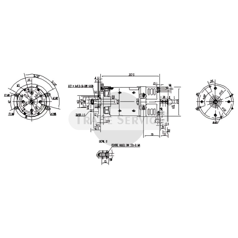 11.216.521 AMK2623 MAHLE (Letrika, Iskra) DC motor MM363