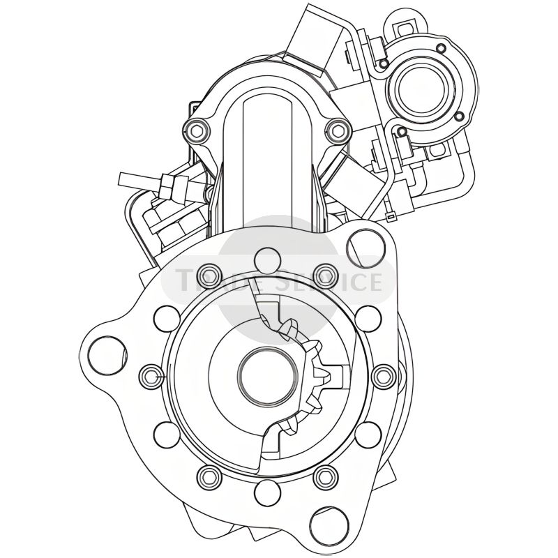 M125R3004SEP Prestolite starter motor