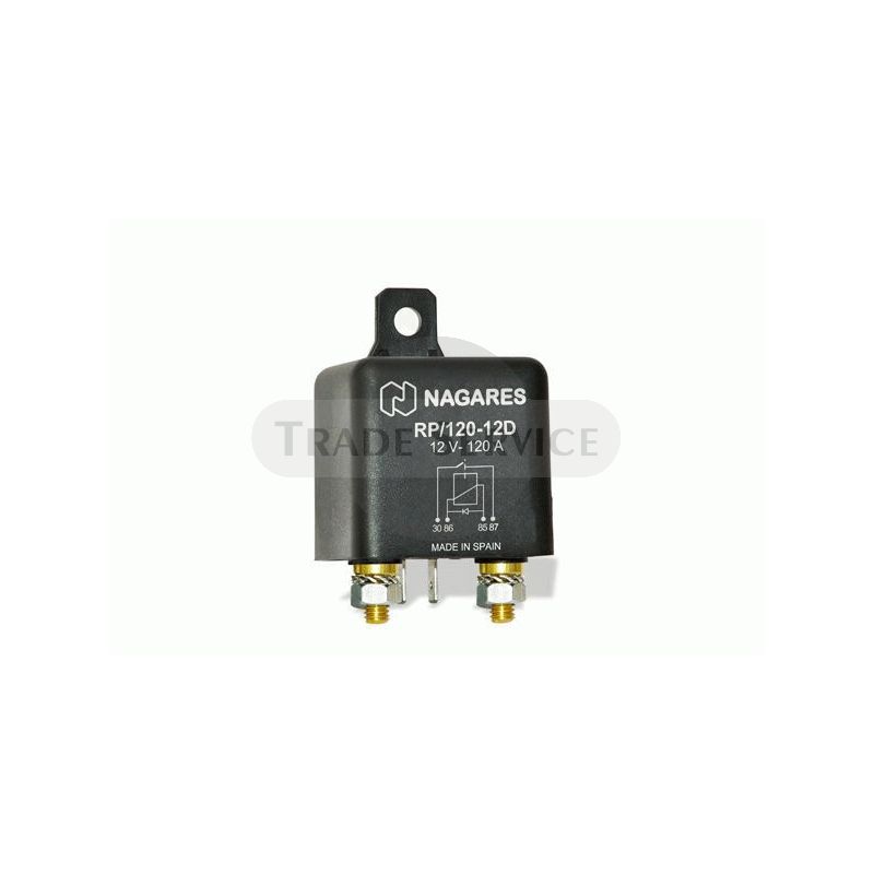 MR104 MAHLE (Nagares) RP/120-12D main current relay with diode