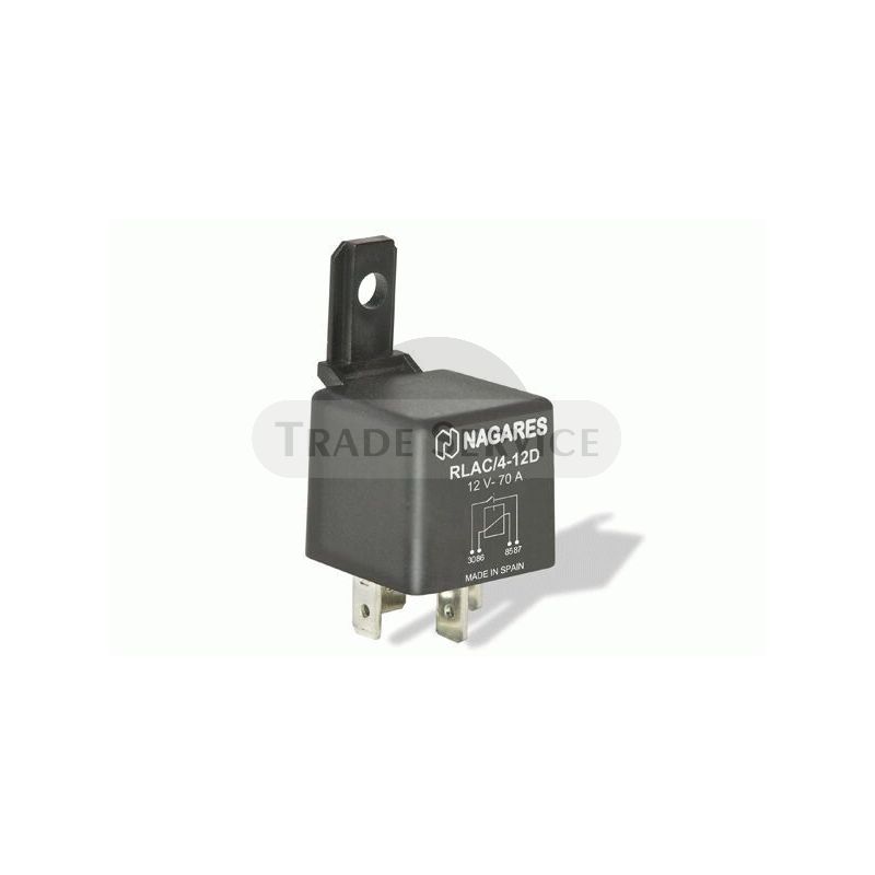 MR27 MAHLE (Nagares) RLAC/4-12D main current relay with diode