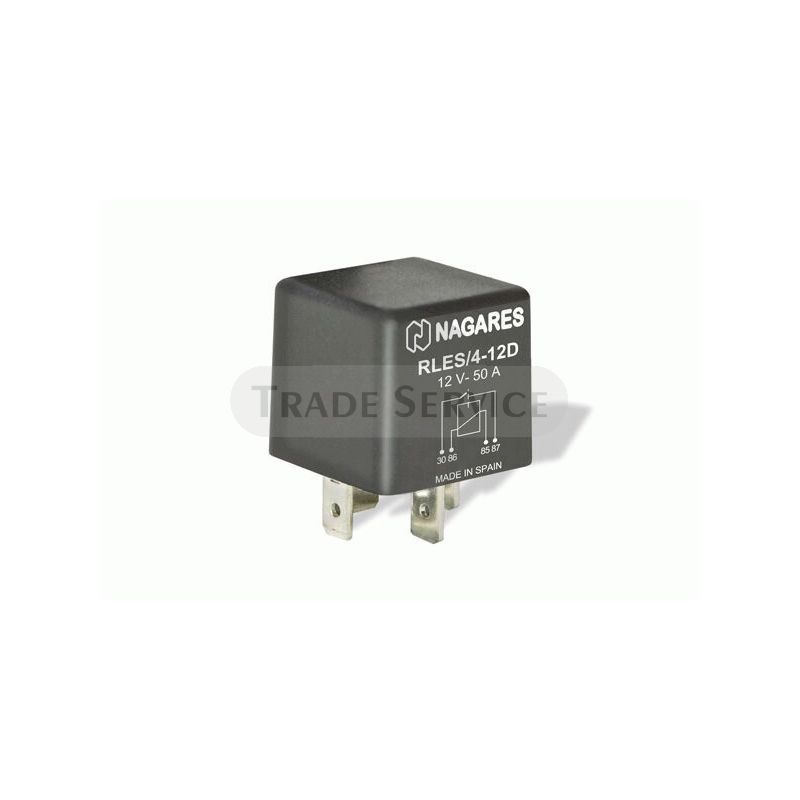 MR49 MAHLE (Nagares) RLES/4-12D main current relay with diode