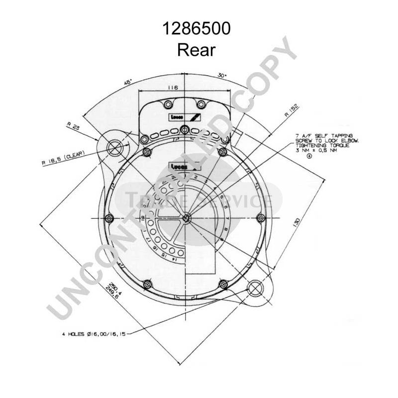 880704BZ Prestolite alternator