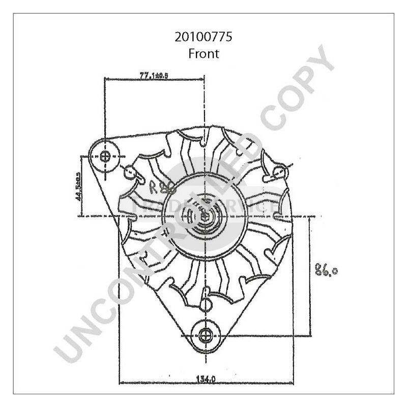 20100775 Prestolite alternator