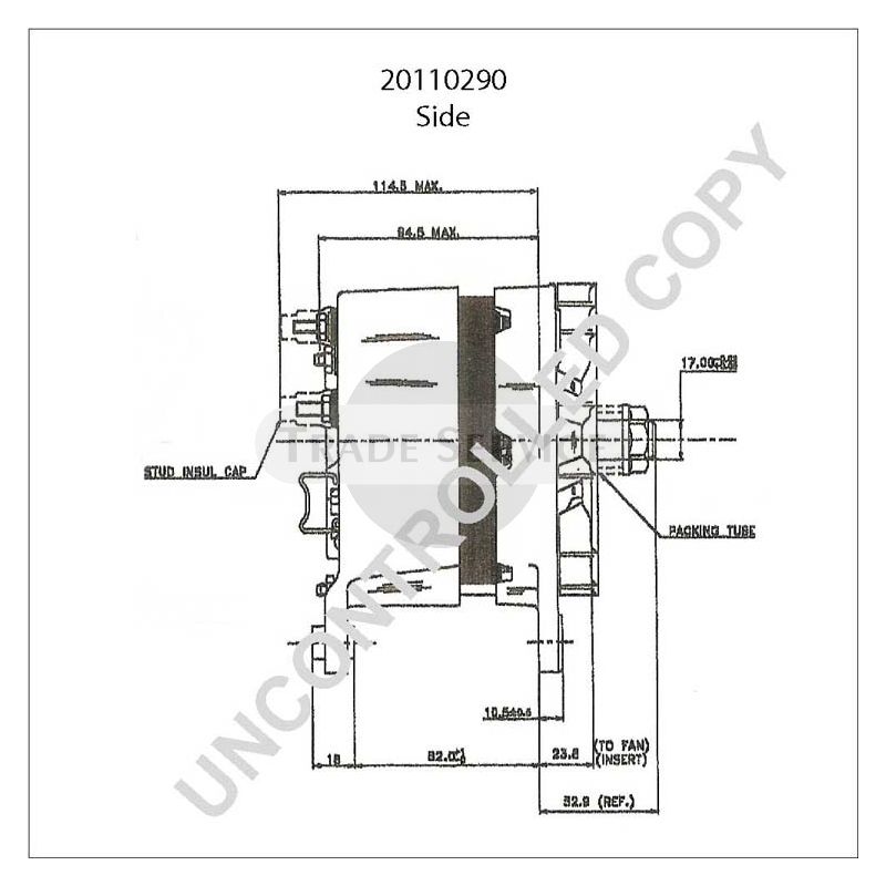 20110290 Prestolite alternator