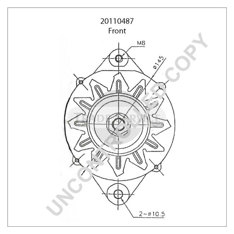20110487 Prestolite alternator