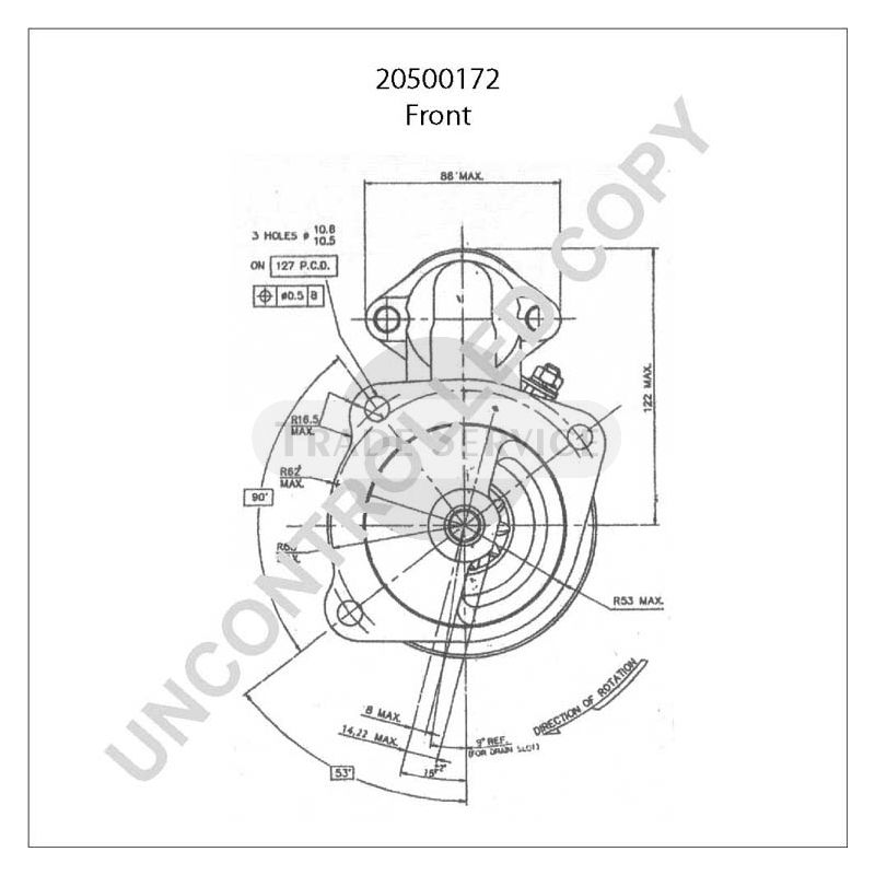 20500172 Prestolite starter motor