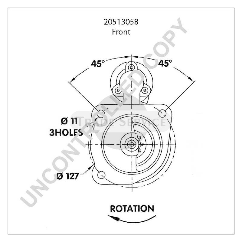 20513058 Prestolite starter motor