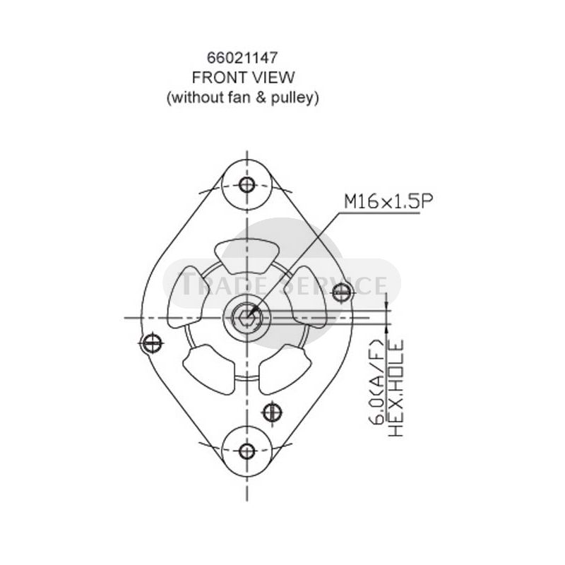 66021147 Prestolite alternator