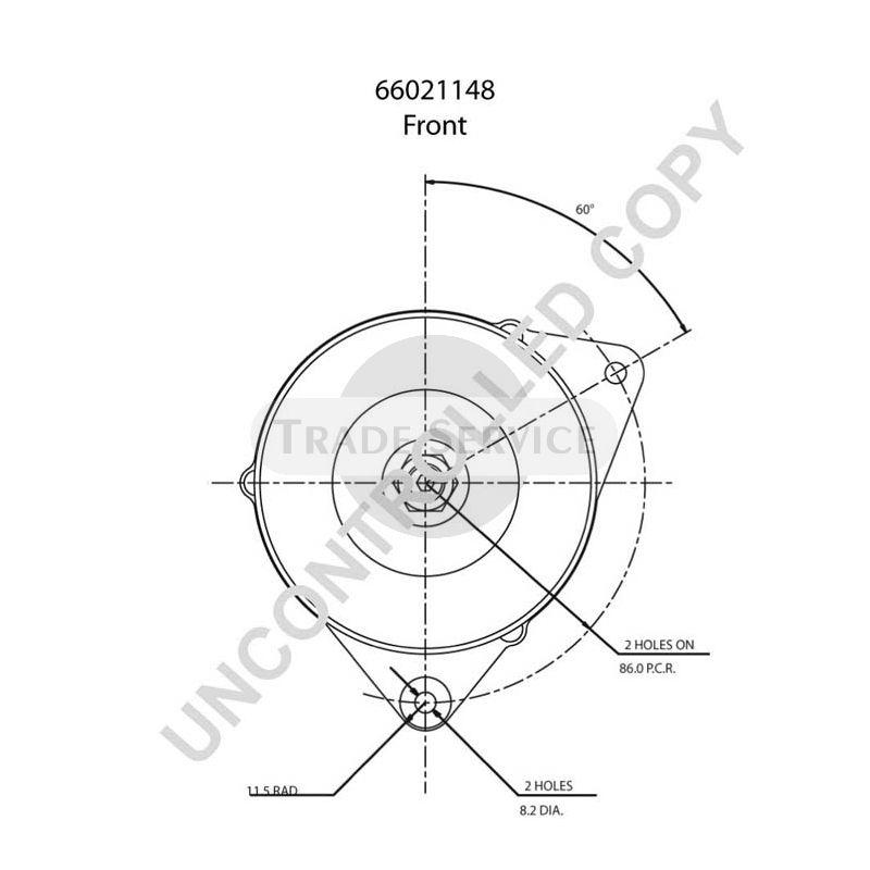 66021148 Prestolite alternator