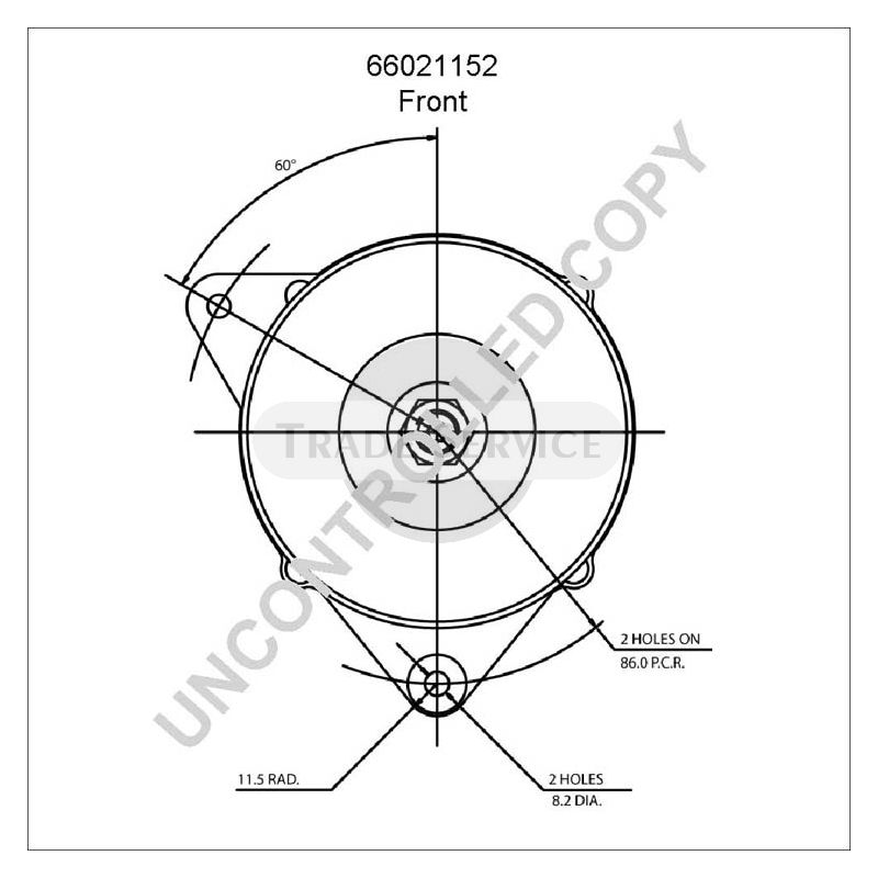 66021152 Prestolite alternator