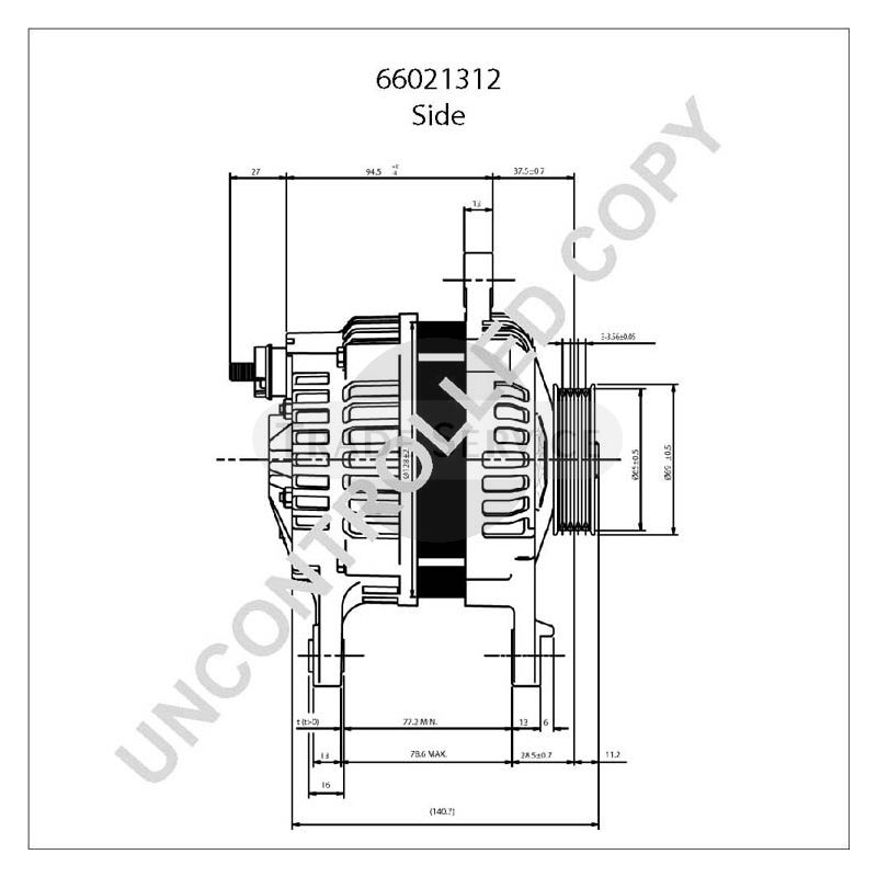 66021312 Prestolite alternator
