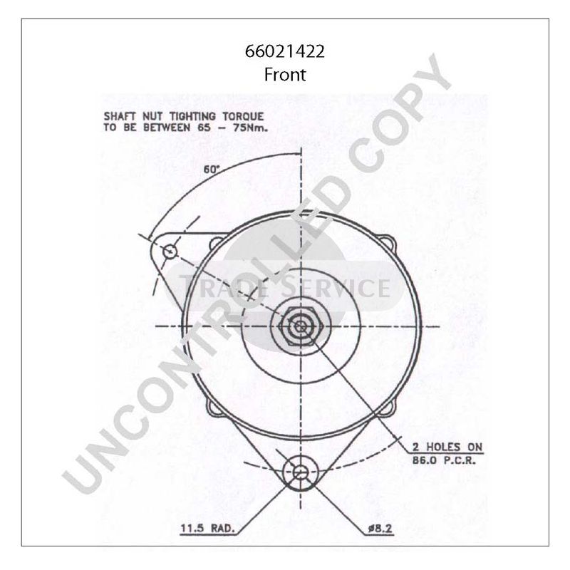 66021422 Prestolite alternator