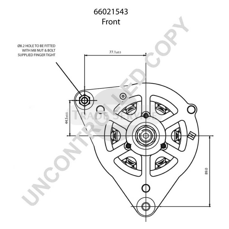 66021543 Prestolite alternator