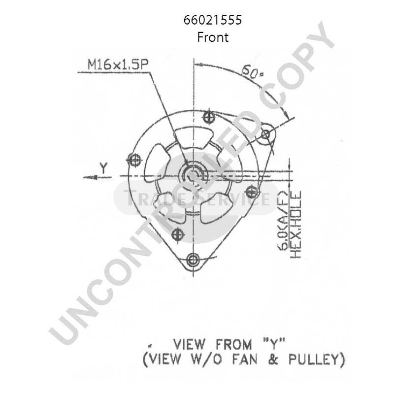 66021555 Prestolite alternator