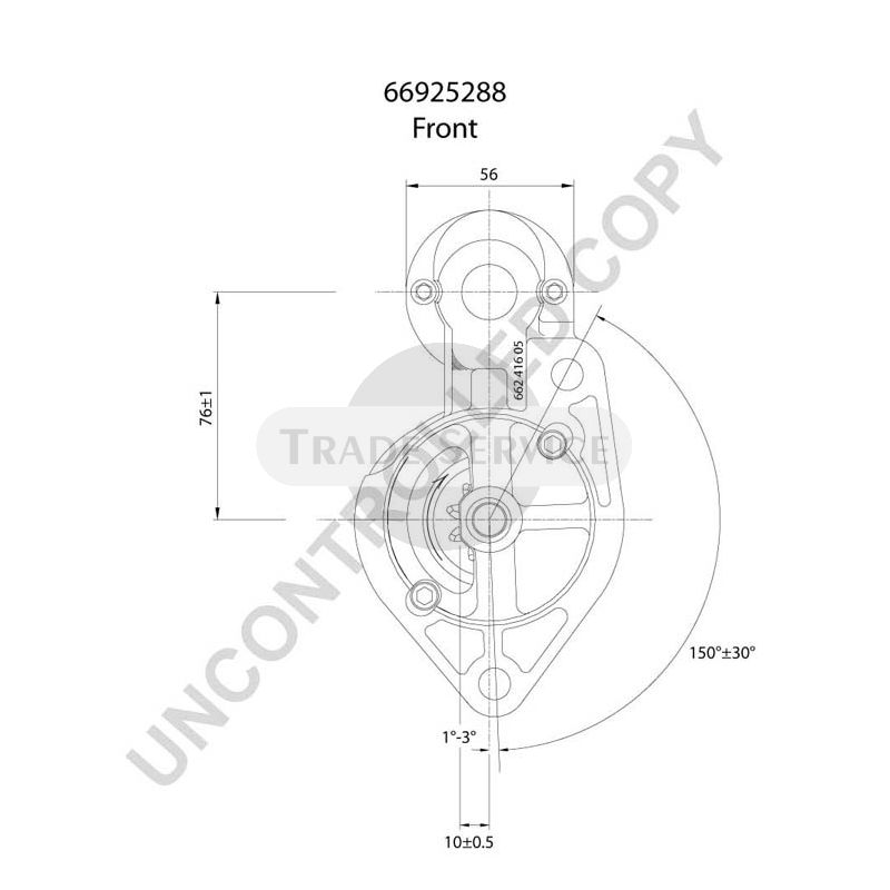 66925288 Prestolite starter motor