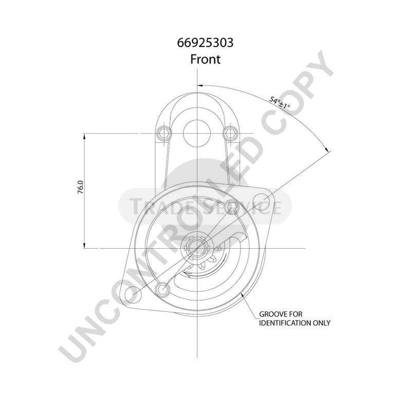 66925303 Prestolite starter motor