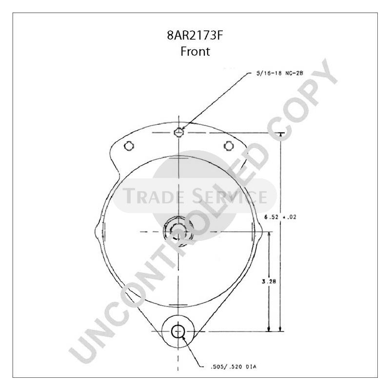 8AR2173F Prestolite alternator