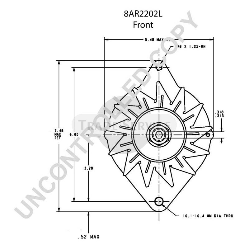 8AR2202L Prestolite alternator