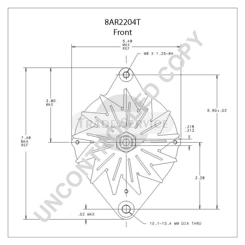 8AR2204T Prestolite alternator