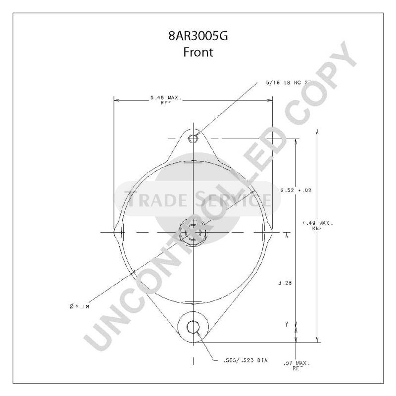 8AR3005G Prestolite alternator