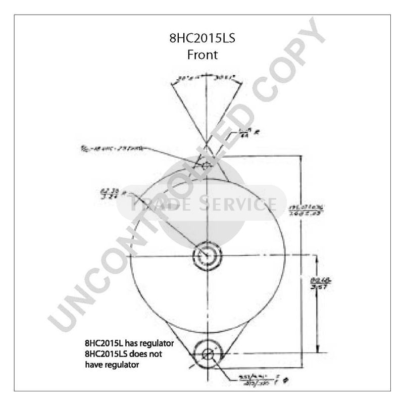 8HC2015LS Prestolite alternator
