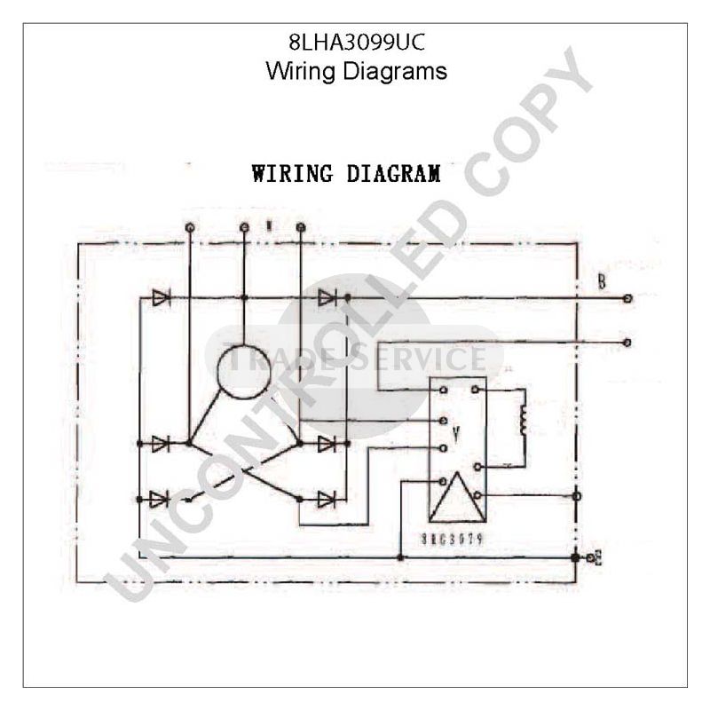 8LHA3099UC Prestolite alternator