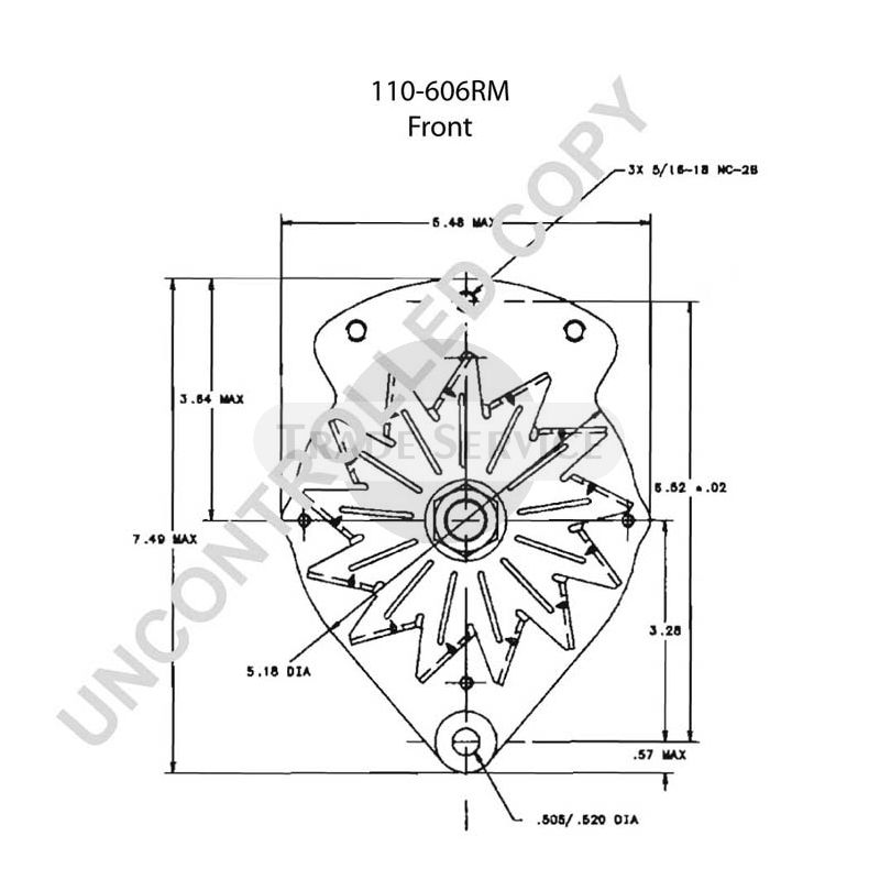 8MR2324L Prestolite alternator