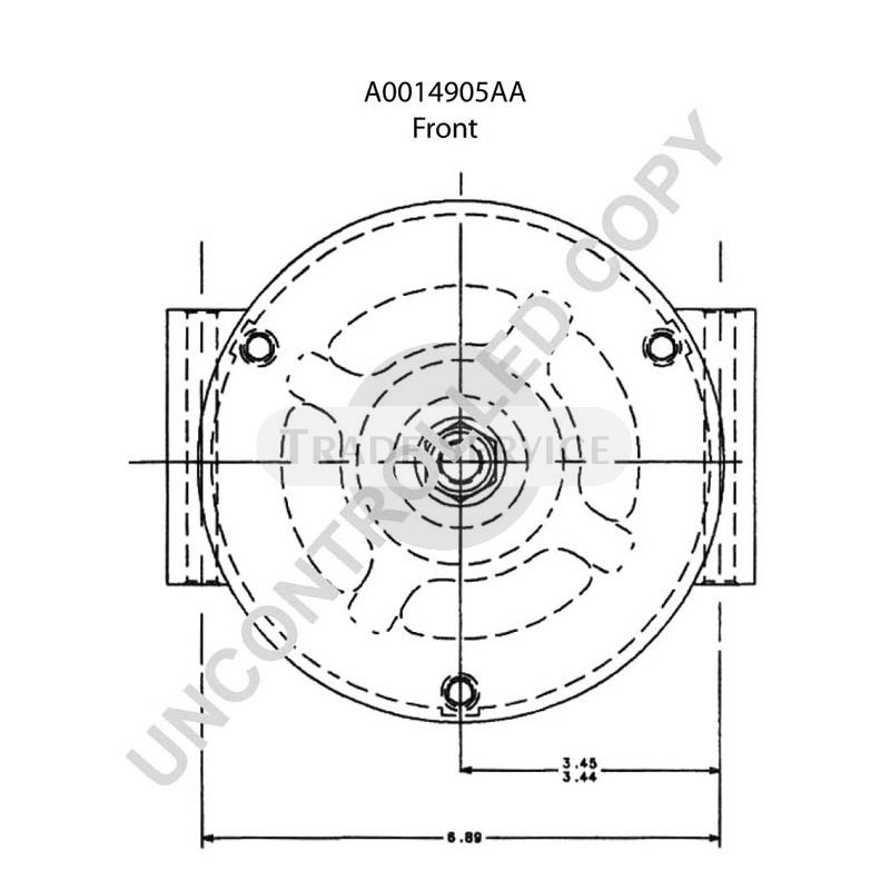 A0014905AAS Prestolite alternator