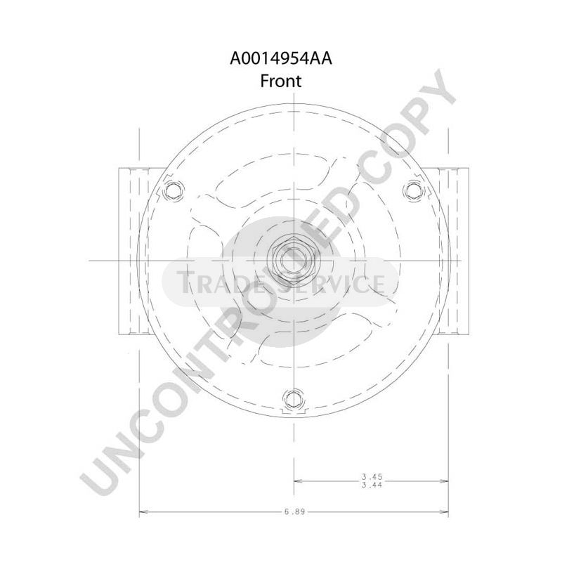 A0014954AAS Prestolite alternator