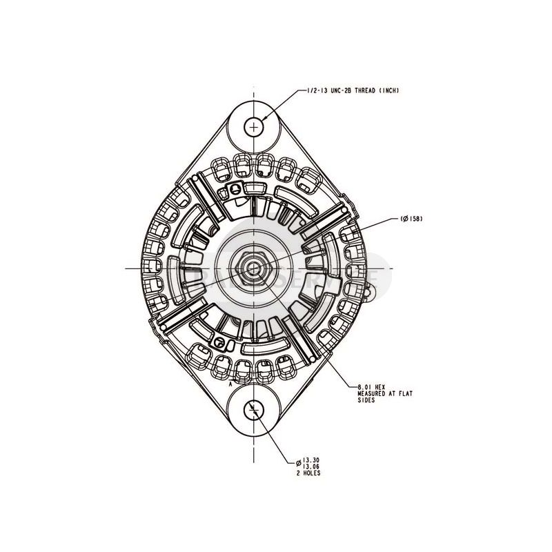 AVI147S3010HD Prestolite alternator