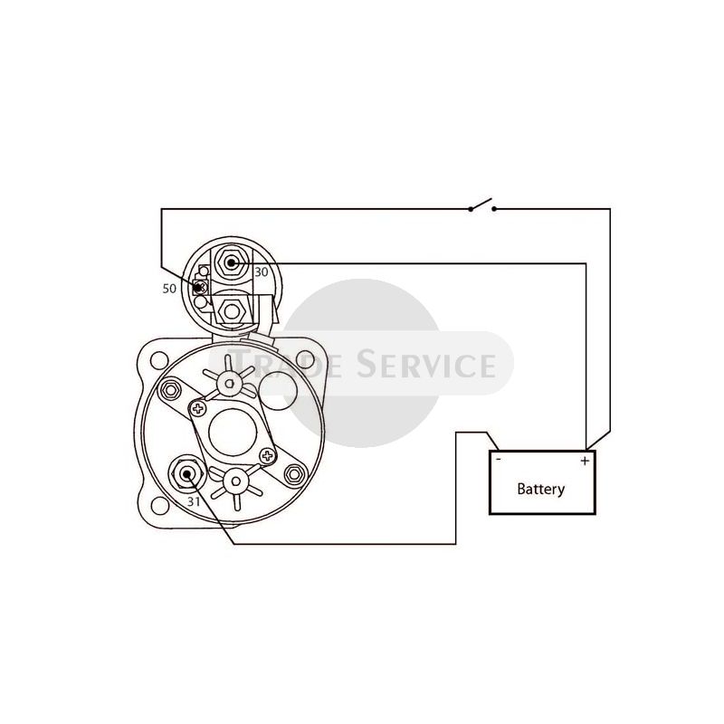 20500555 Prestolite starter motor