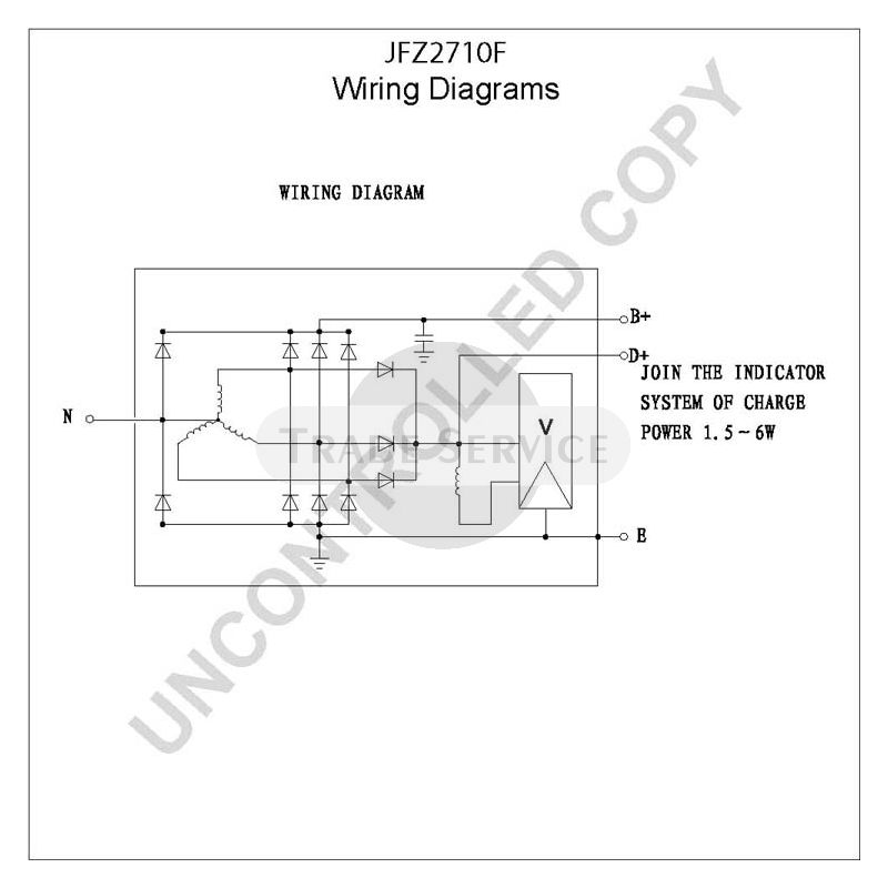 JFZ2710F Prestolite alternator