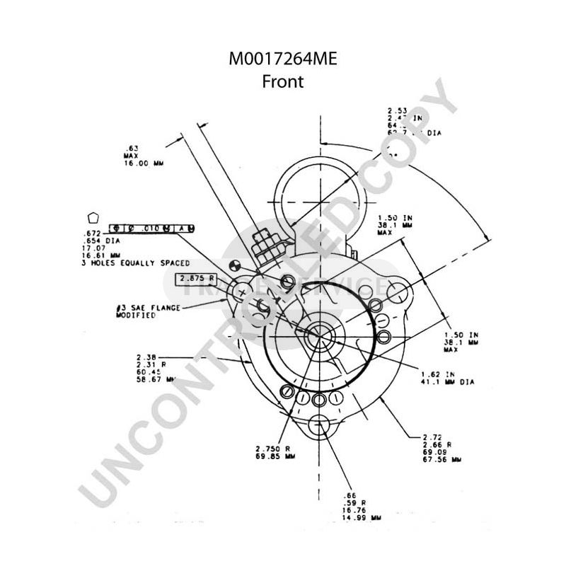 M0017264ME Prestolite starter motor