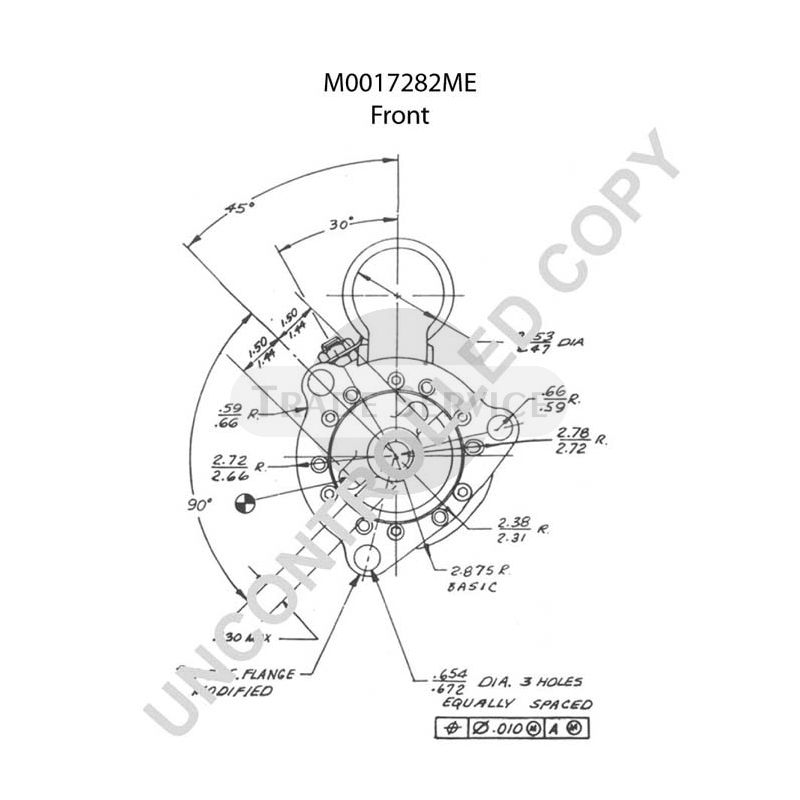 M0017282ME Prestolite starter motor