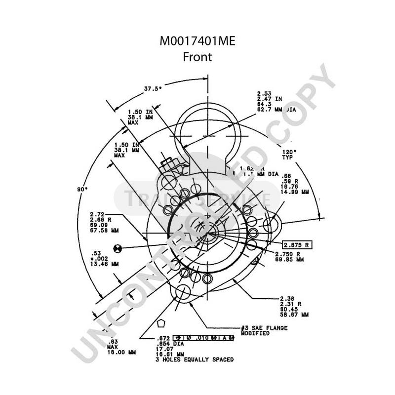 M0017401ME Prestolite starter motor