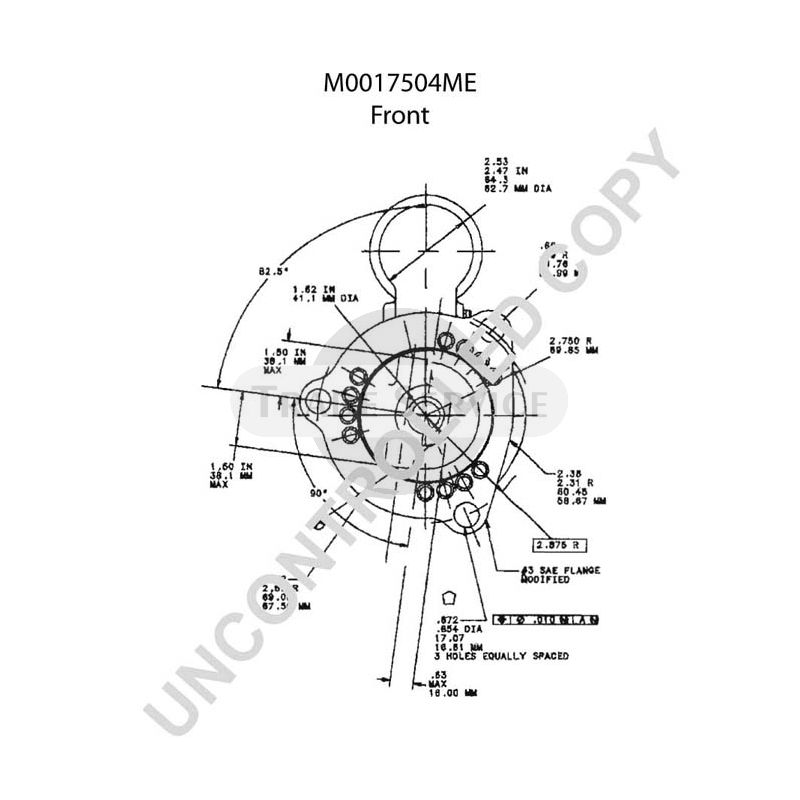 M0017504ME Prestolite starter motor