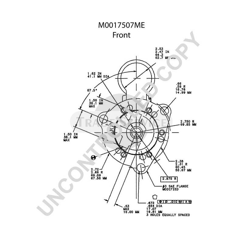 M0017507ME Prestolite starter motor