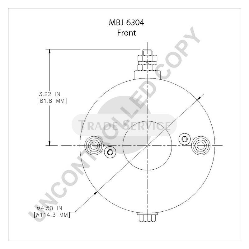 MBJ-6304 Prestolite starter motor