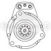 861054 Prestolite starter motor