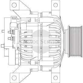 A144E307 Prestolite alternator