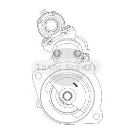M100R2031SE Prestolite starter motor