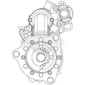 M125R3004SEP Prestolite starter motor