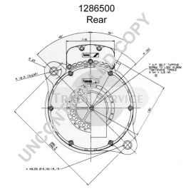 880704BZ Prestolite alternator