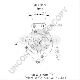20100777 Prestolite alternator