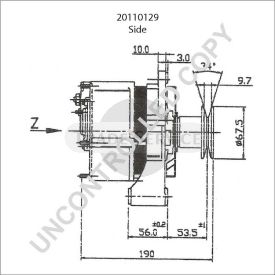 20110129 Prestolite alternator