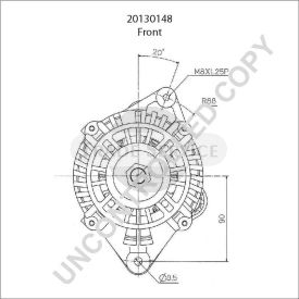 20130148 Prestolite alternator